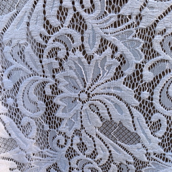 Elegant White Lace Cardigan, Coat,  Coverup Expertly and Beautifully Made Size - Picture 10 of 10